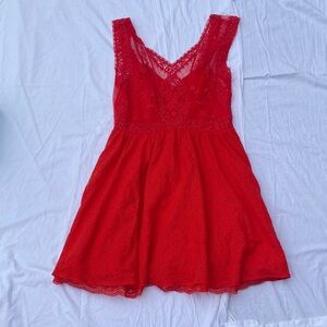 Free People Red Dress